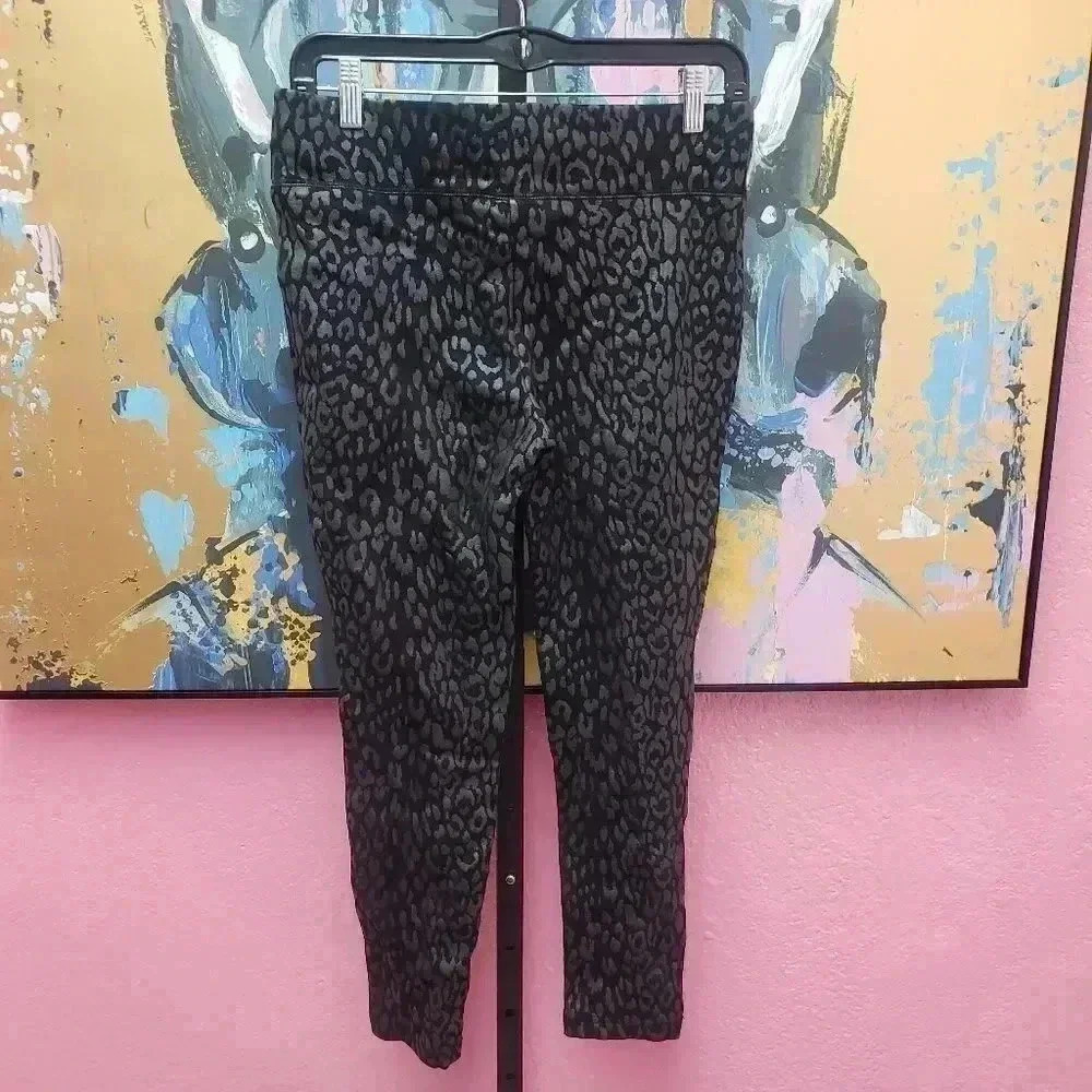 INC Black Animal Print Leggings - Picture 3 of 7